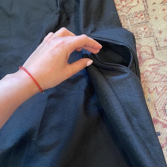 Cotélac | short sleeve black shift dress size 2 with pockets - Picture 5 of 8